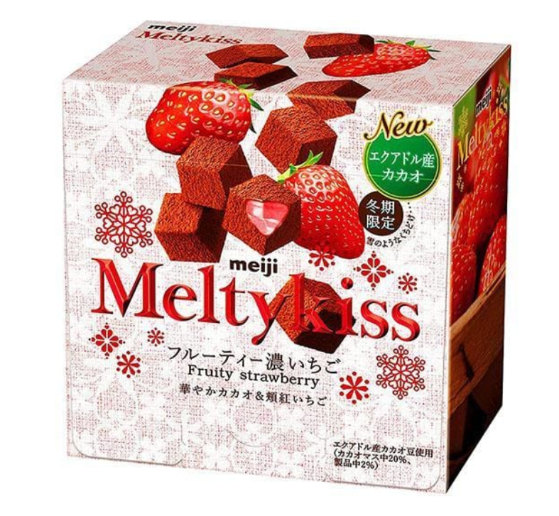 Meiji Meltyblend Chocolate with Strawberry 1.97 oz
