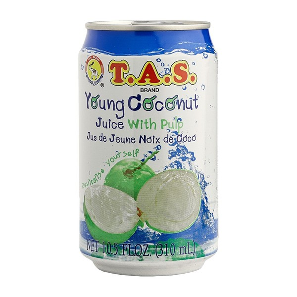 T.A.S Coconut water with pulp 10.5 oz