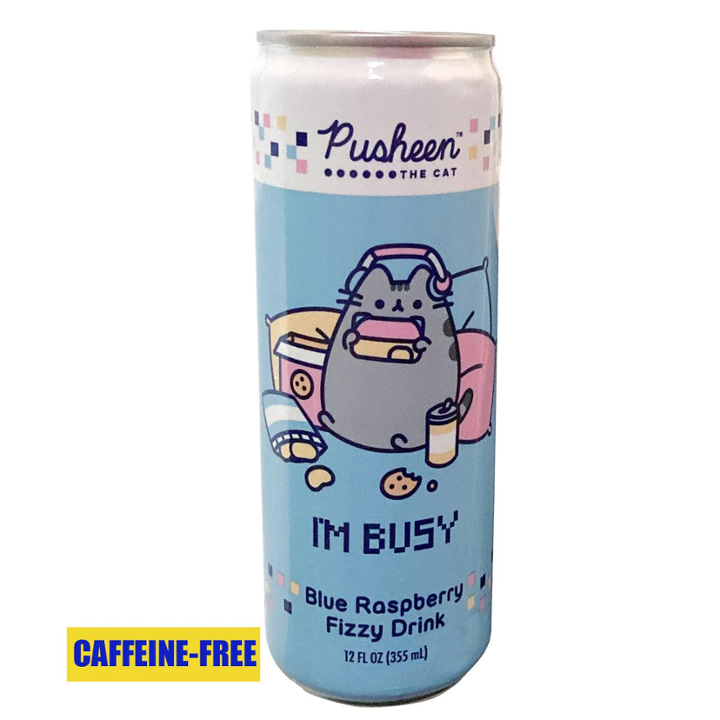 Pusheen Blue Raspberry Fizzy 12 oz