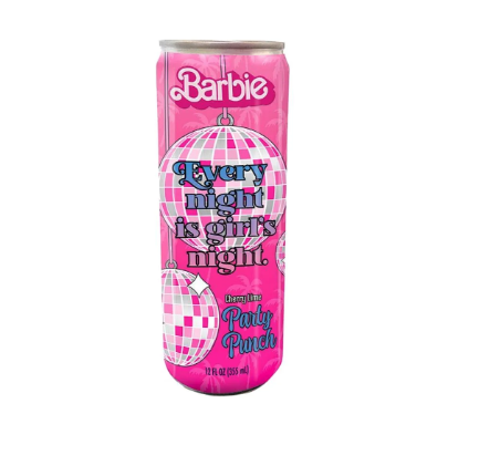Barbie Cherry Lime Party Punch Drink 12 oz