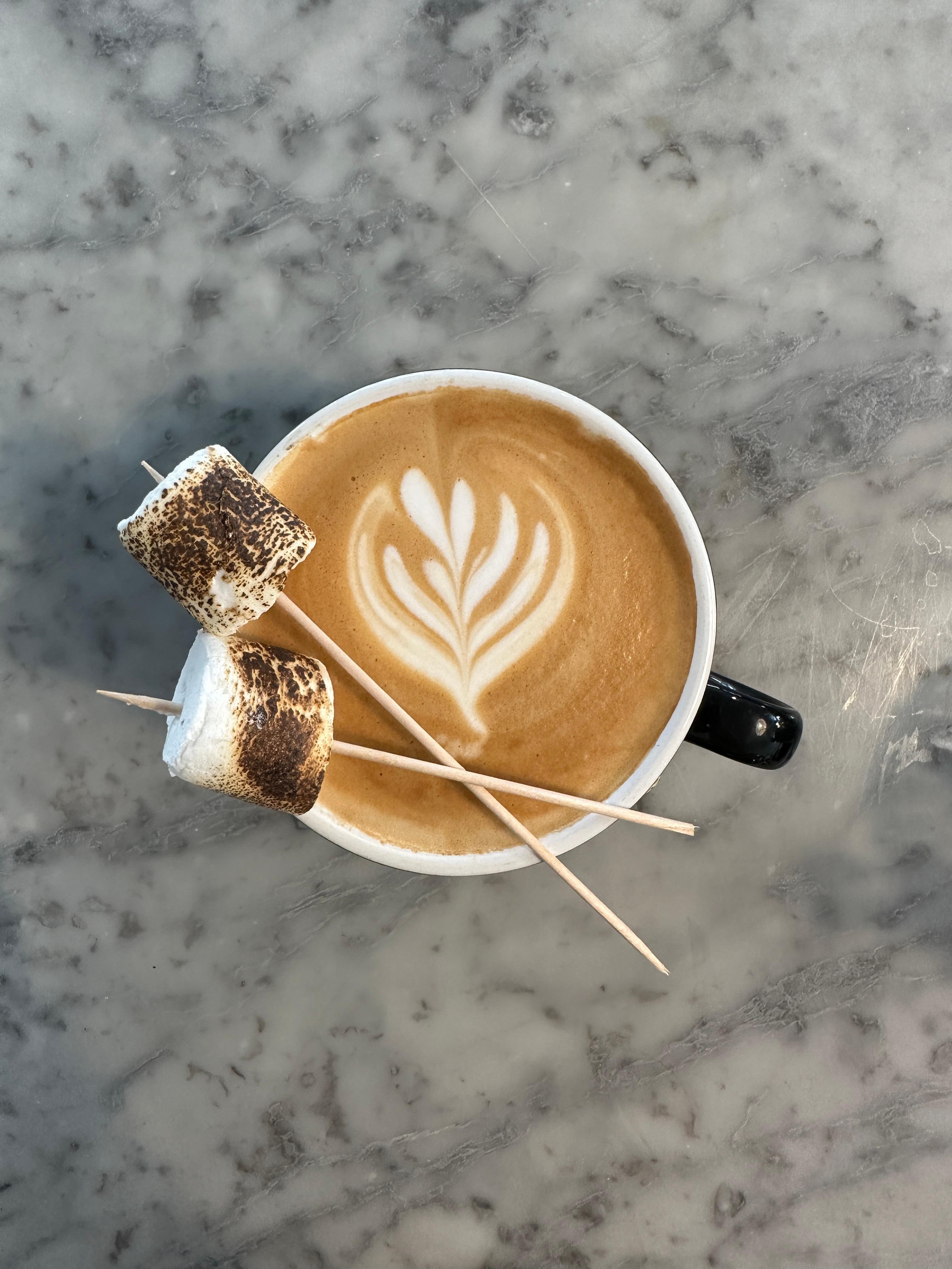 Hot Toasted Marshmallow Latte