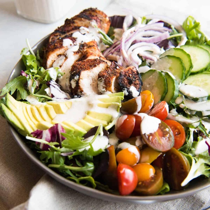 Cajun Spicy Grilled Chicken Salad