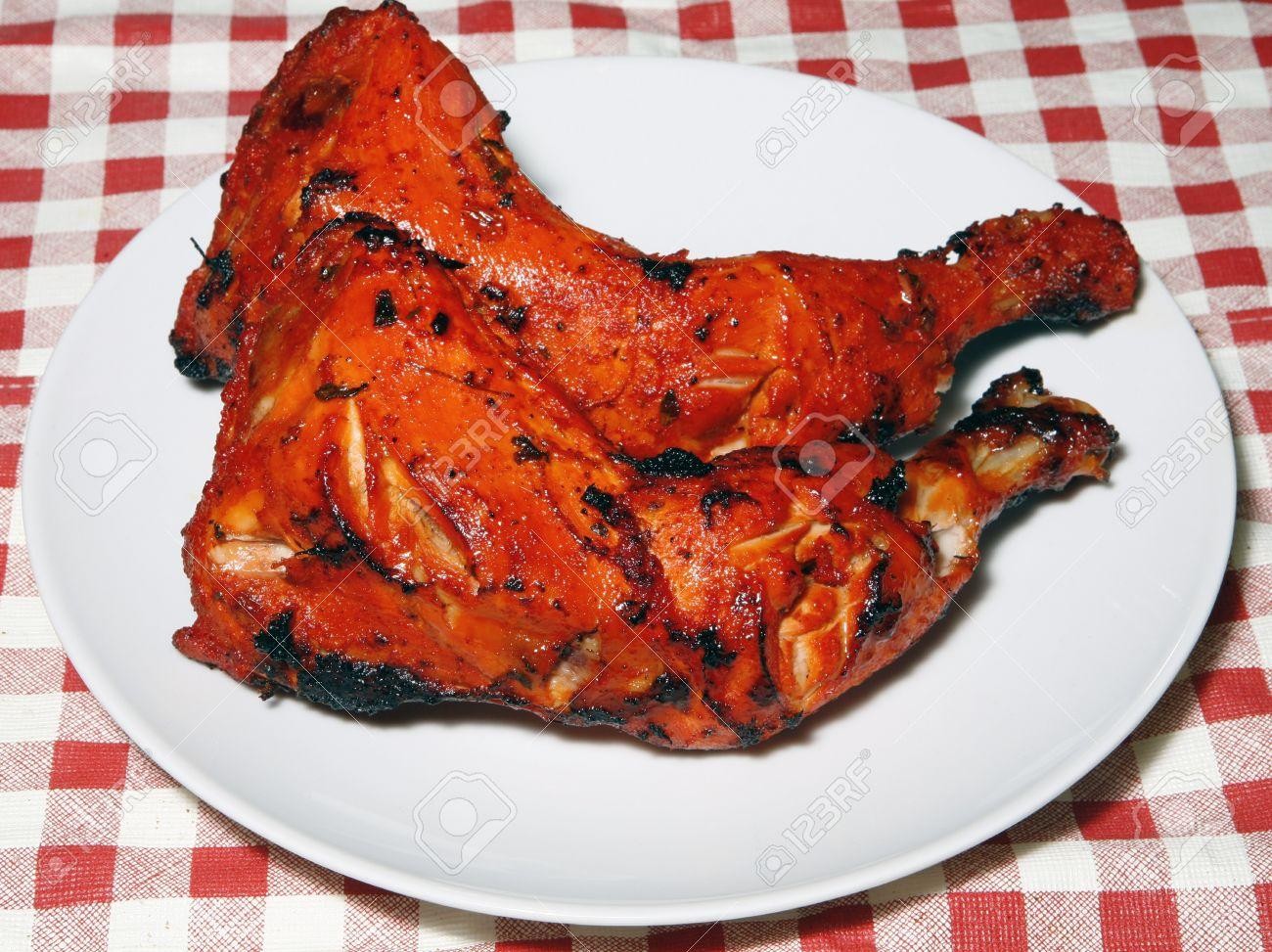 Tandoori chicken leg