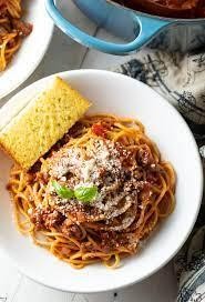 Spaghetti w/ Meat Sauce