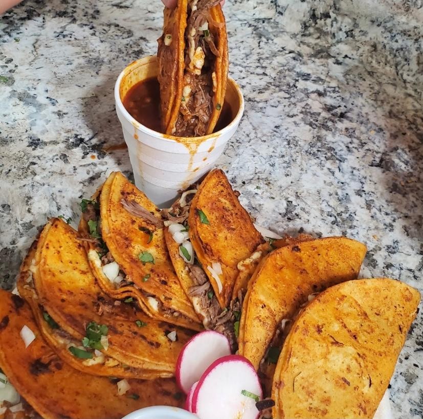 3 Quesabirria Taco w/ Consome