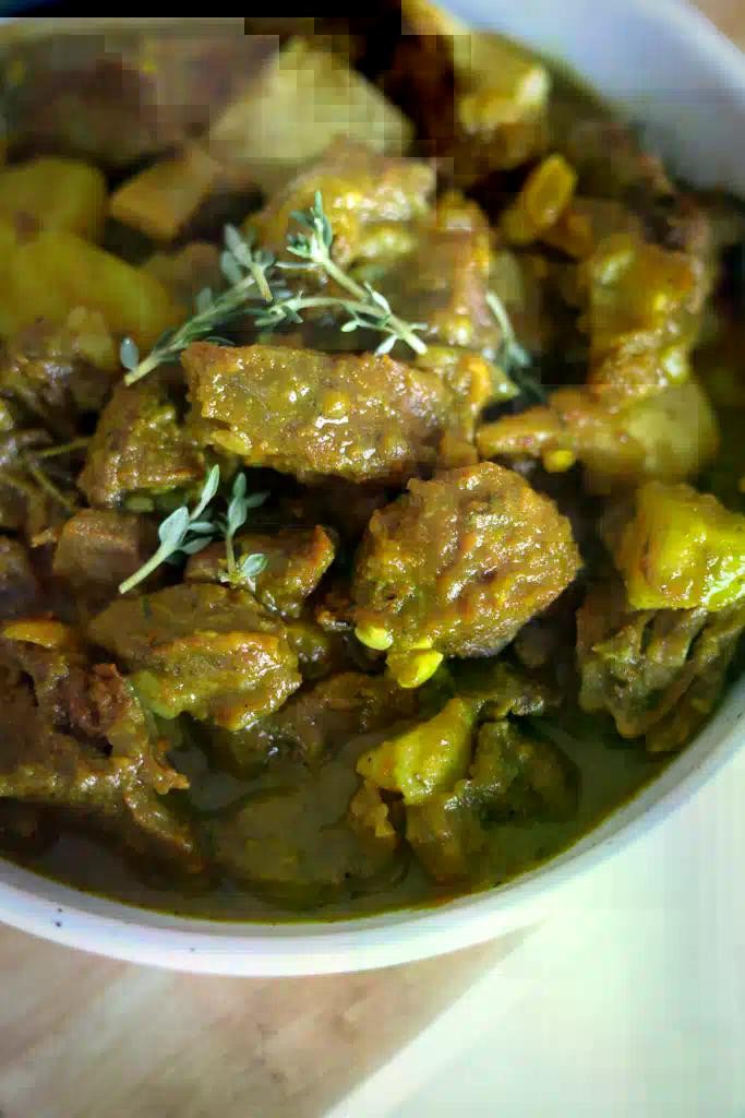 Curry Goat Meat Only