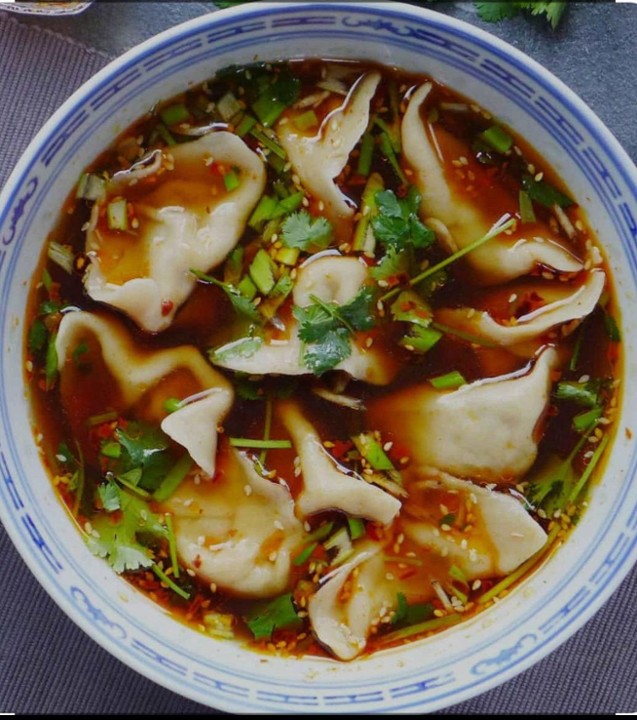 汤素饺 Veggie Soup Dumpling (12)