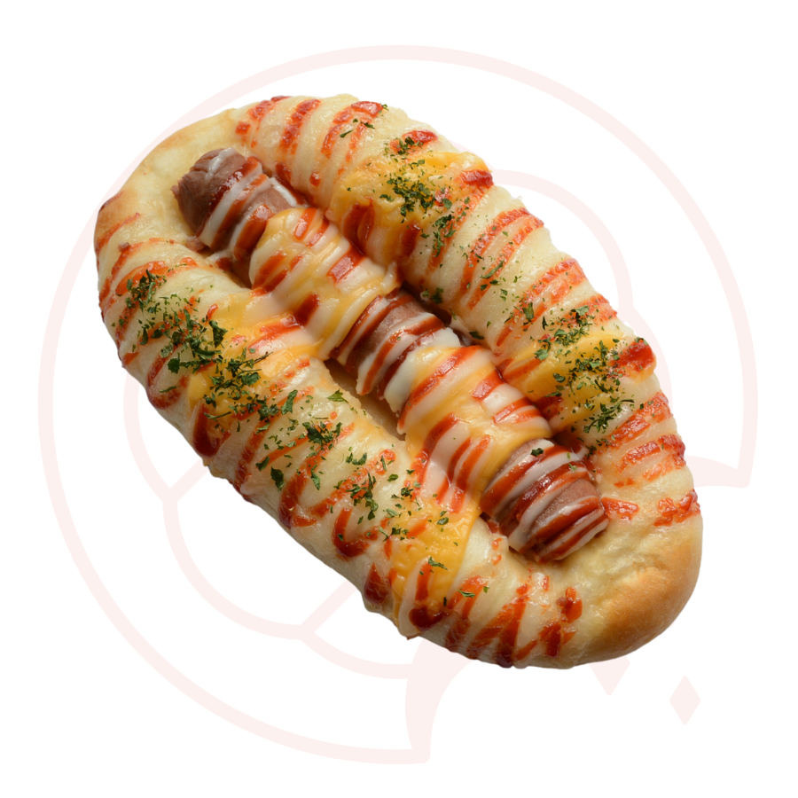 B3 - Hot Dog & Cheese Bun 芝士熱狗麵包