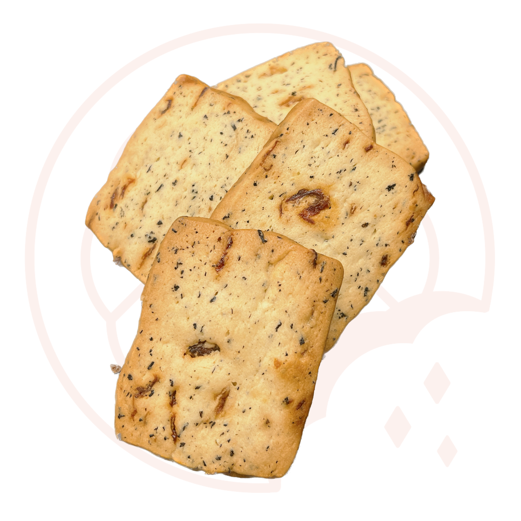 CM9 - Lychee Black Tea Shortbread Cookies 荔枝烏龍蔓越莓餅乾