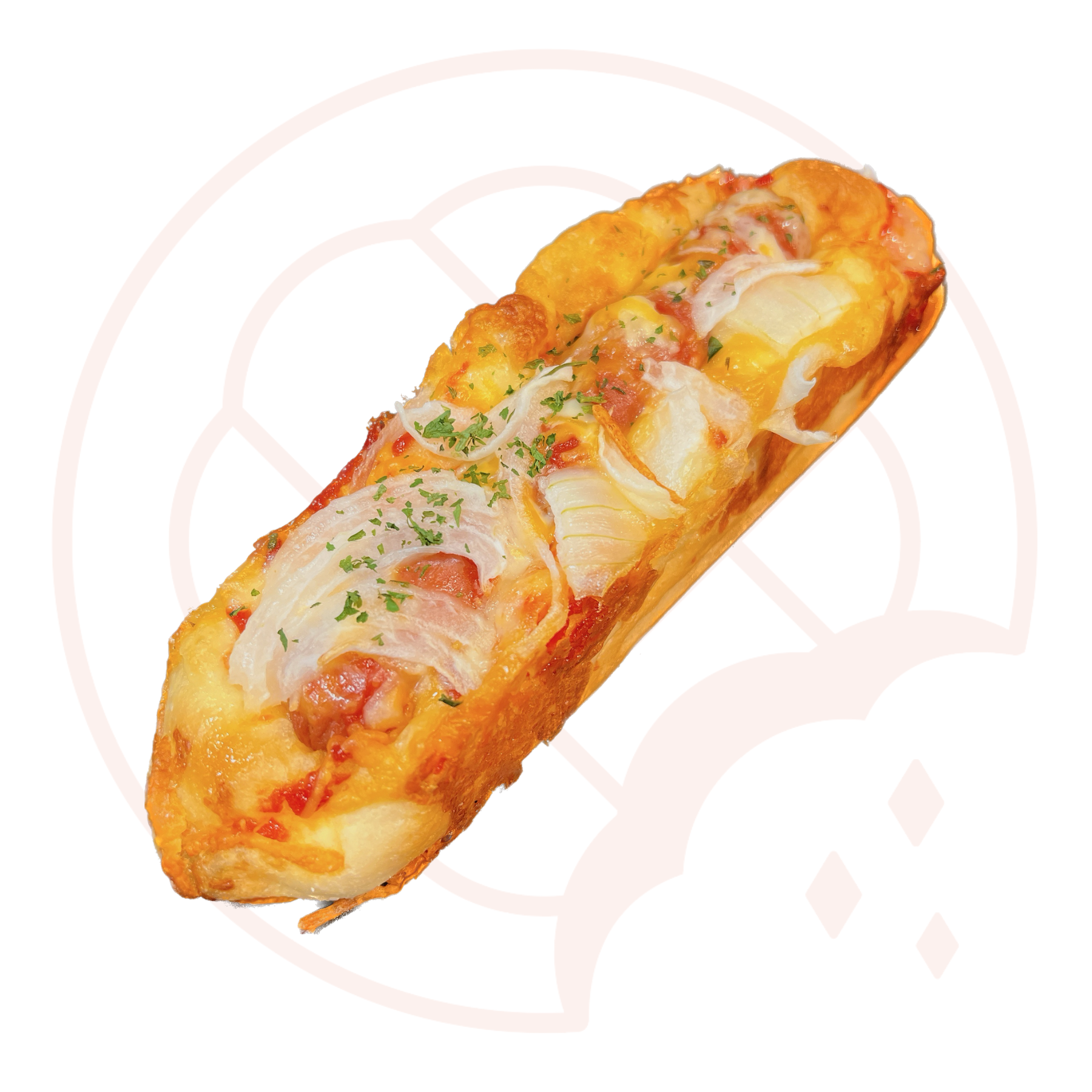 B24 - Hot Dog & Onion Bun 洋蔥熱狗條麵包