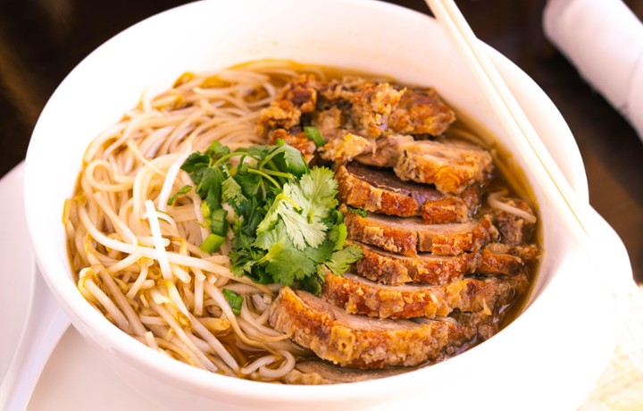 Roasted Duck Noodle Soup