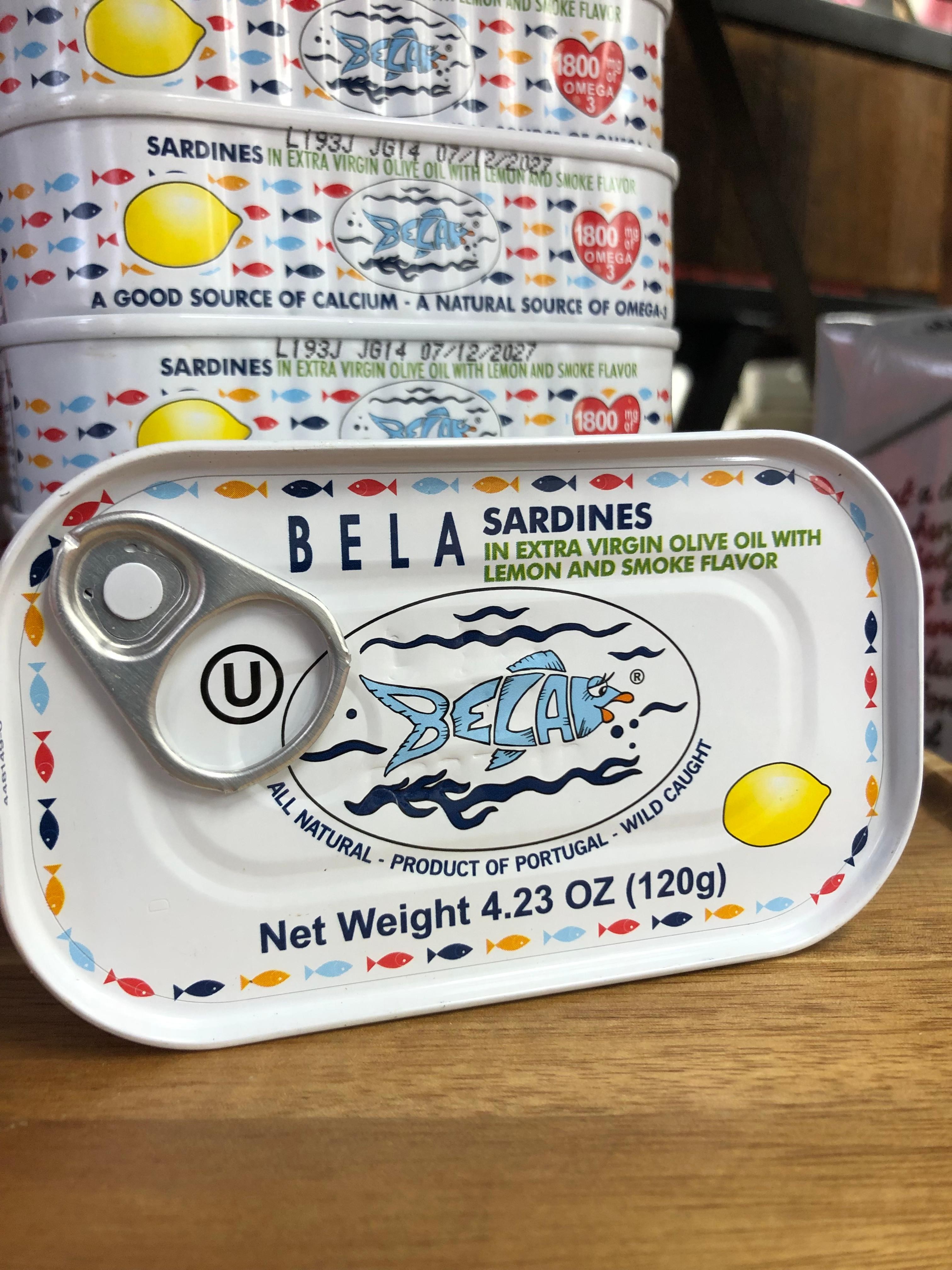 Sardines (Lemon + Smoke)