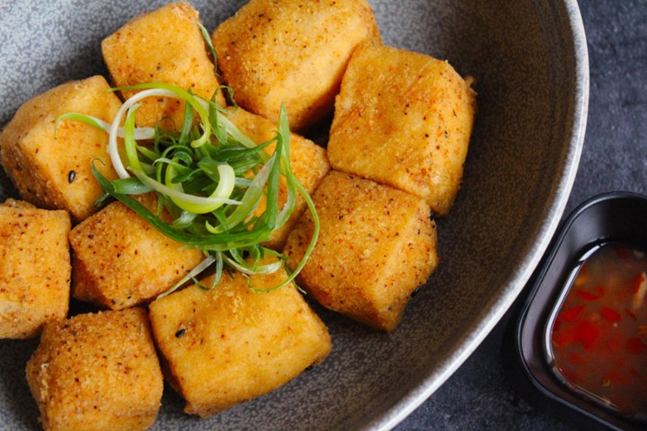Crispy Sesame Tofu Squares