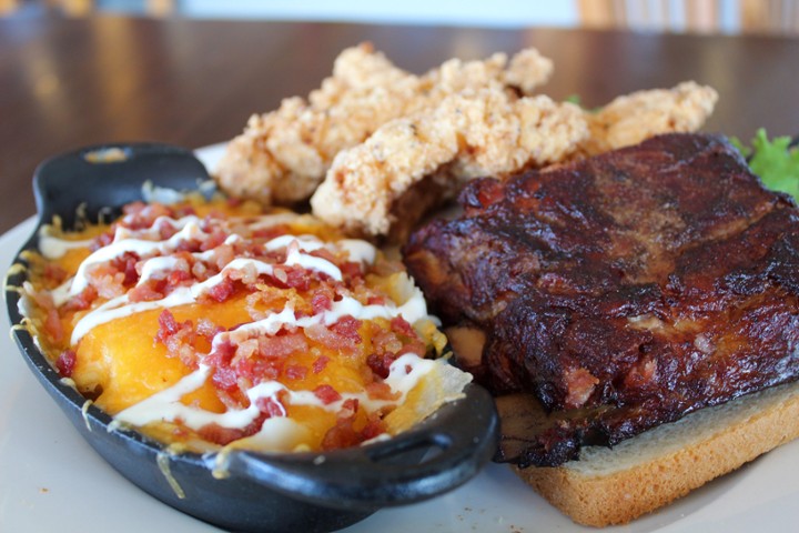 Rib & Chicken Platter