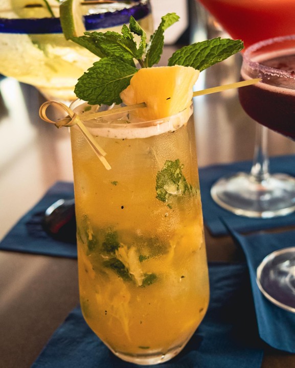 Wood Grilled Pineapple Mojito