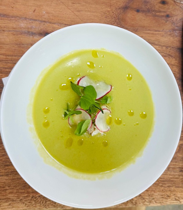 CHILLED PEA SOUP