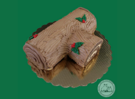 * Chocolate Yule Log with Espresso Filling