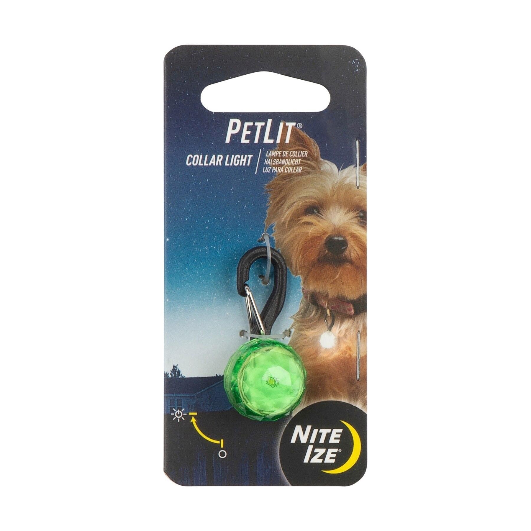 Nite Ize PetLit Light Lime Dog Collar, One Size Fits All, Green