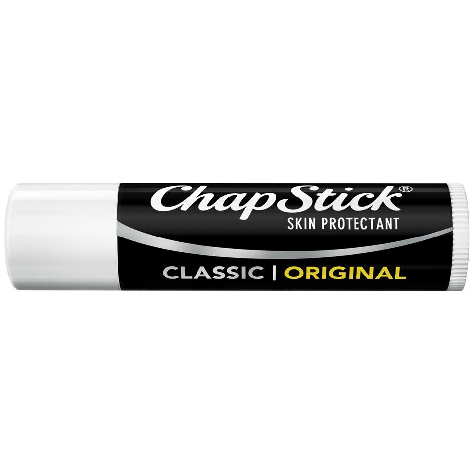 ChapStick Classic Regular Flavor, 0.15 Ounce Flavored Lip Balm Tube, 8-Hour Moisture, Refill - 12 Sticks - 0.15 Oz