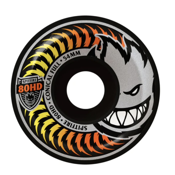 SPITFIRE 80HD FADE CONICAL FULL BLACK 54MM