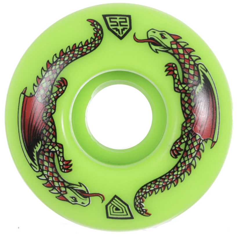 Powell Peralta Dragon Wheels - Green, 52