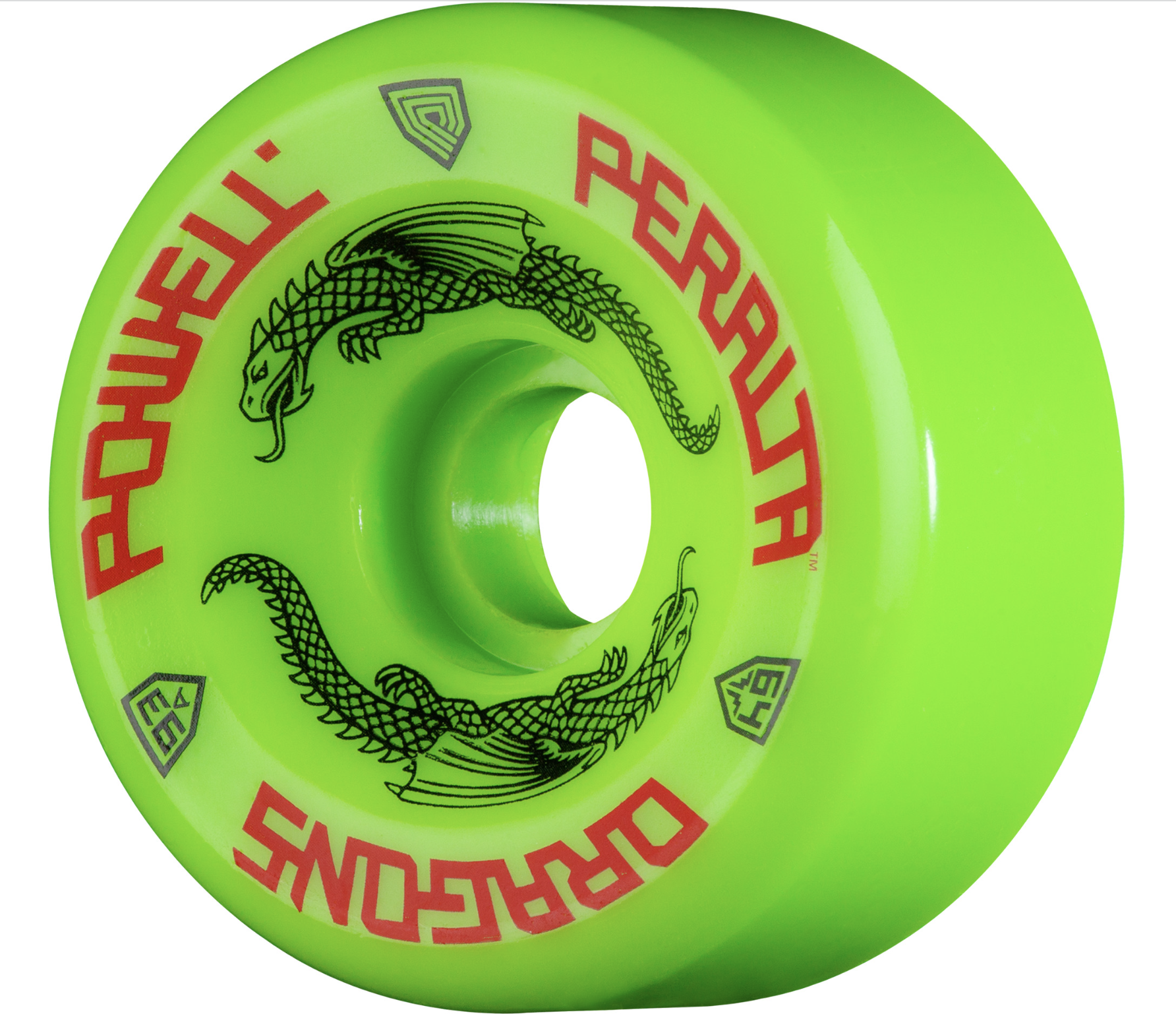Powell Peralta Dragon Wheels - Green, 64