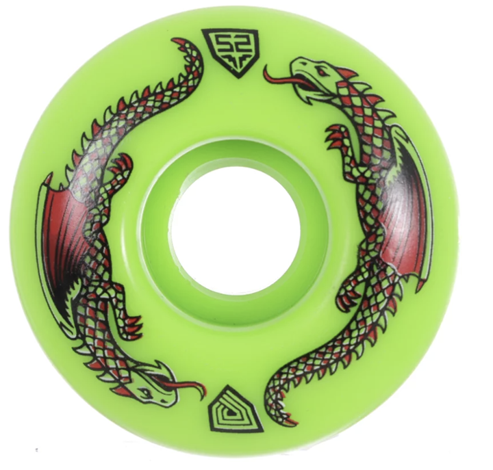 Powell Peralta Dragon Wheels - Green, 56