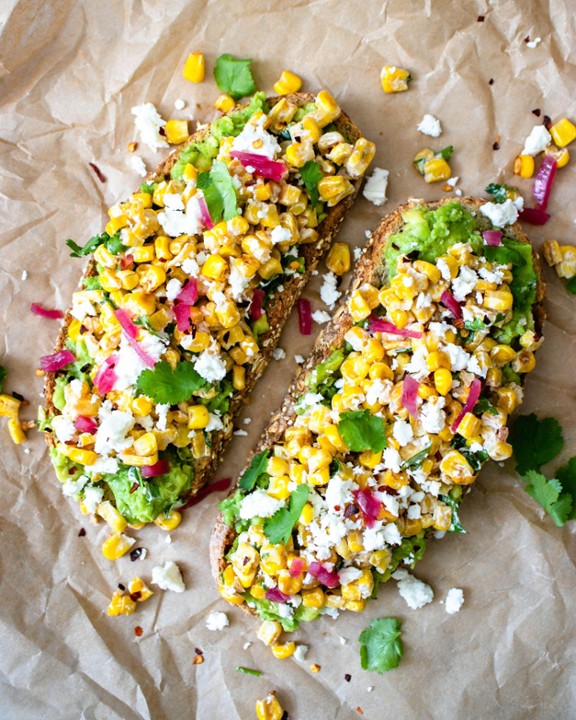 Elotes Avocado Toast