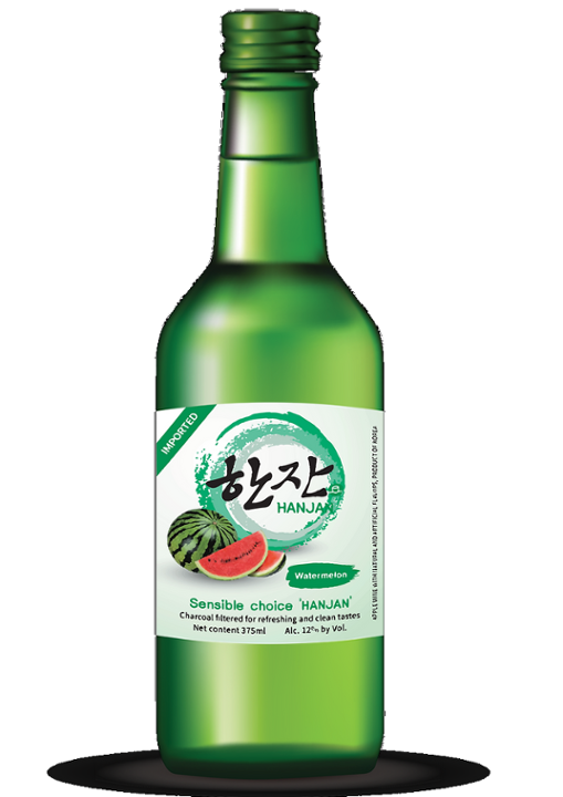 Han Jan Watermelon Soju 375mL