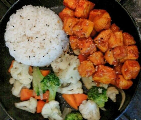 Fried Tofu Meal