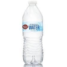water (each bottle)