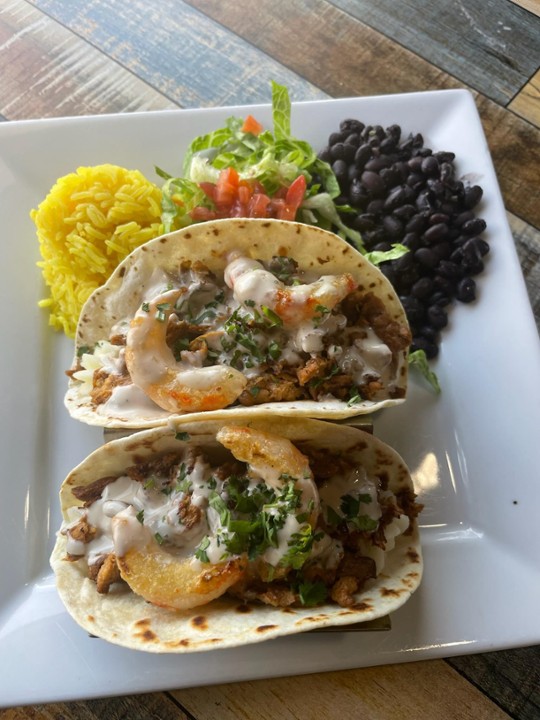 Surf and Turf Tacos Platter