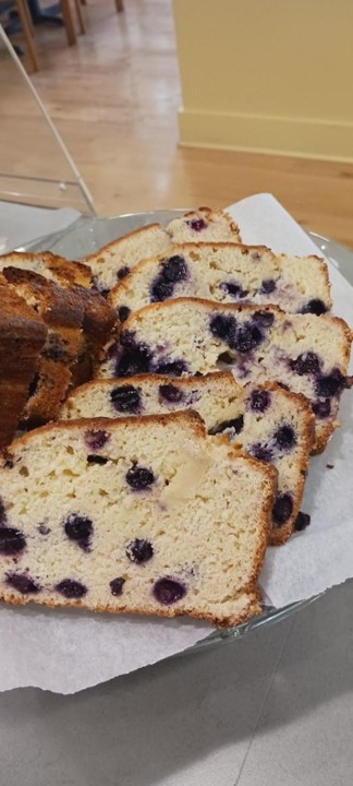 Blueberry Lemon Bread Slice