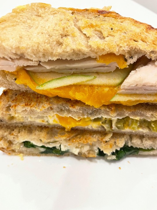 Turkey Apple Grilled Cheese