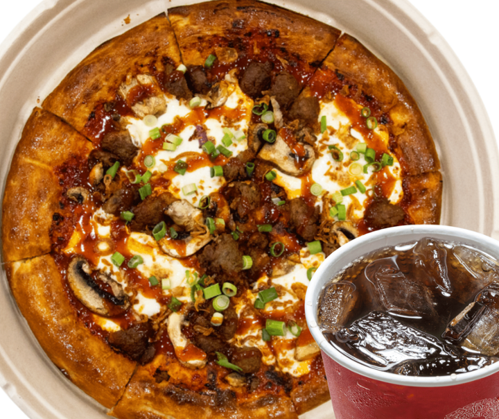 BULGOGI PIZZA + SODA