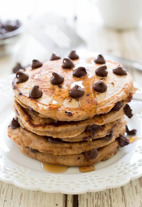 Stack Of Chocolate Chip Pancakes*