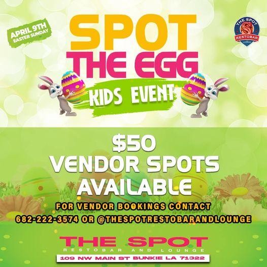 1 Spot The Egg Vendor Booth