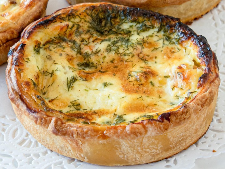 Smoked Salmon Quiche