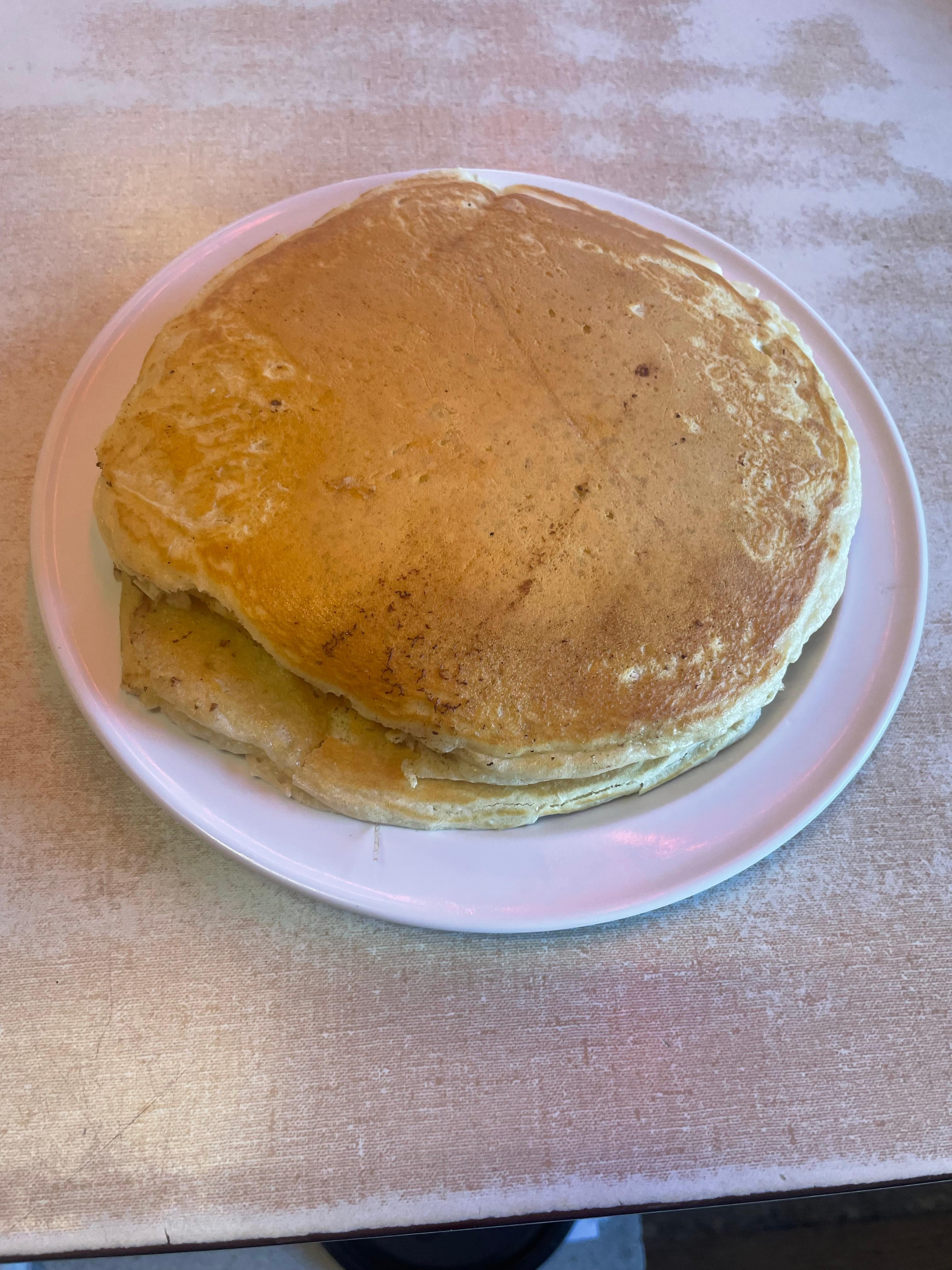 two pancakes