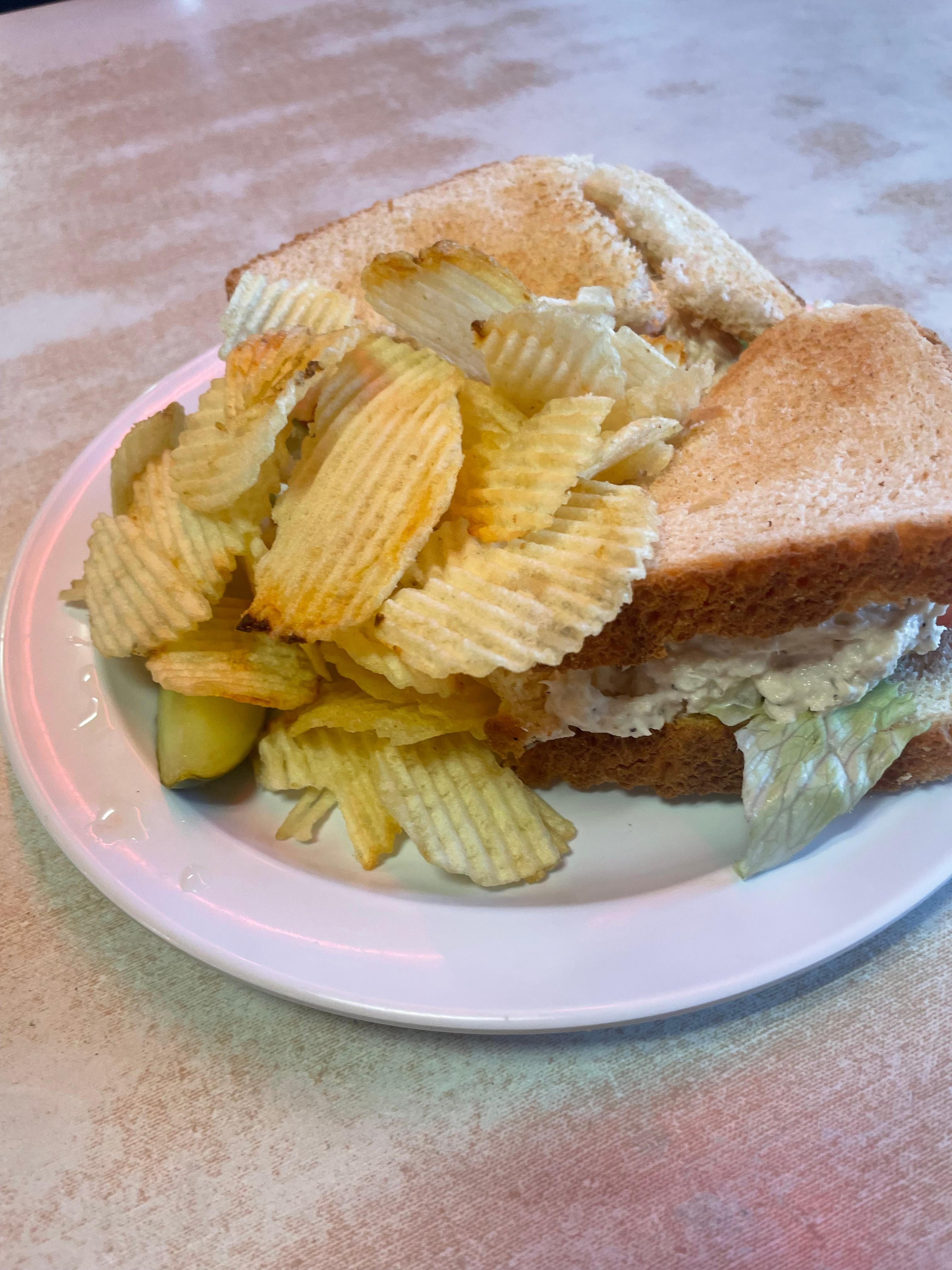 tuna salad sandwich
