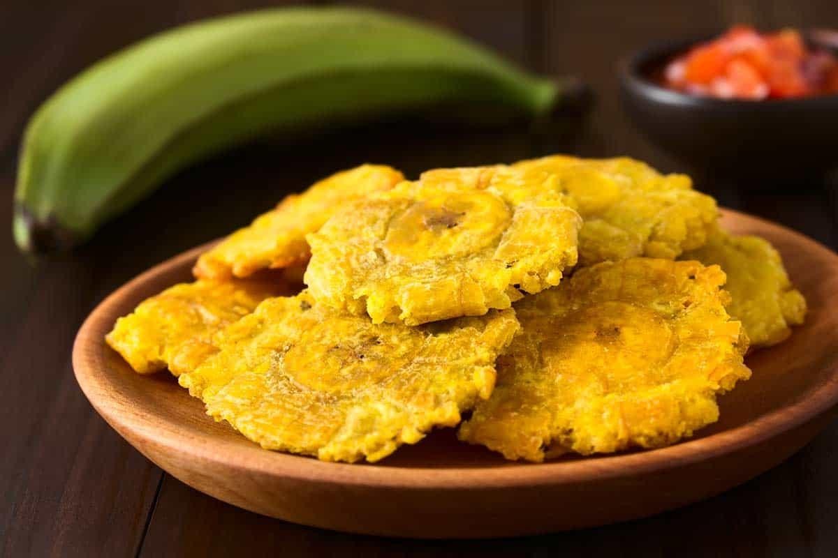 Tostones/ Fried Green Plantains