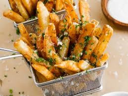 small garlic parm fries