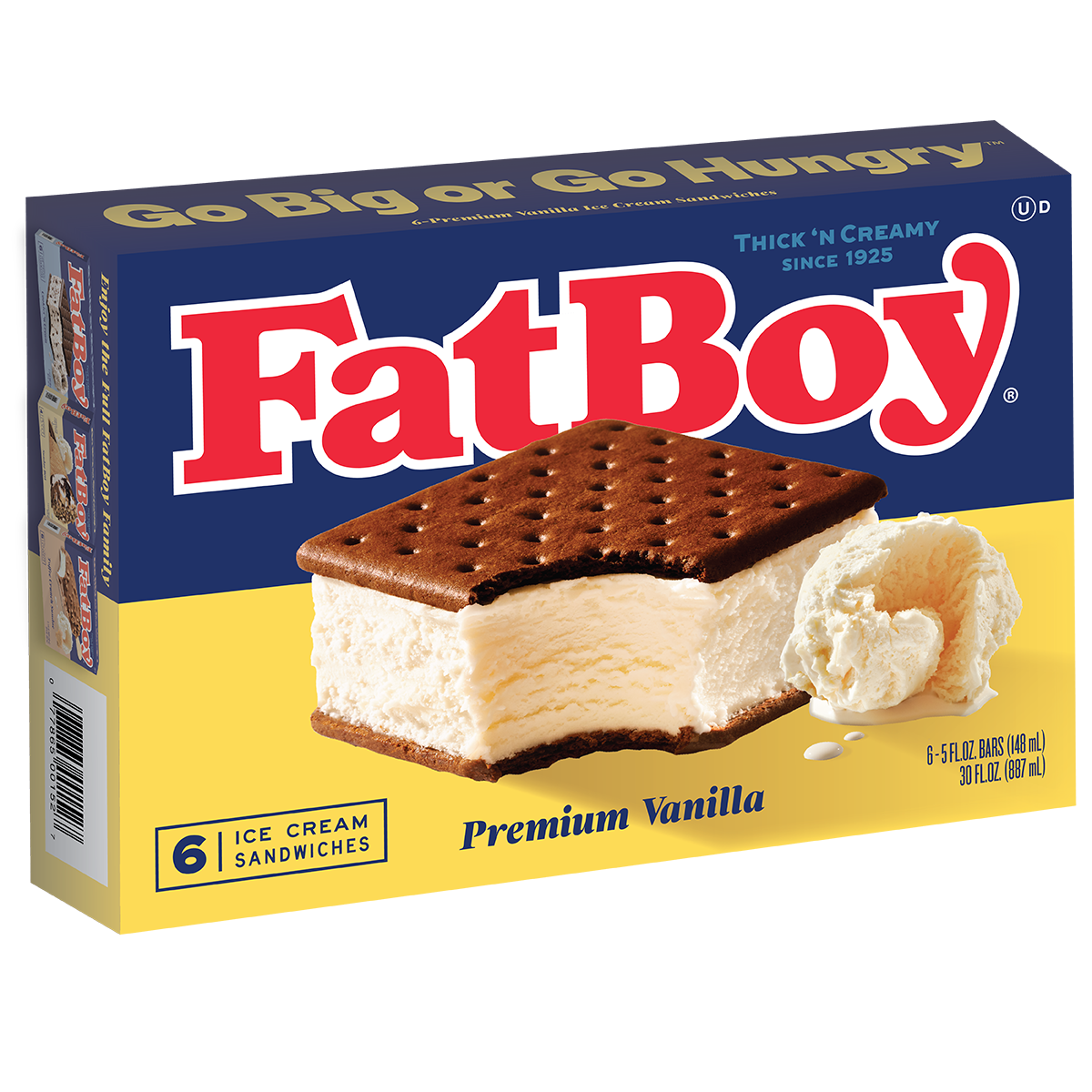 Fat Boy Vanilla Ice Cream Sandwiches