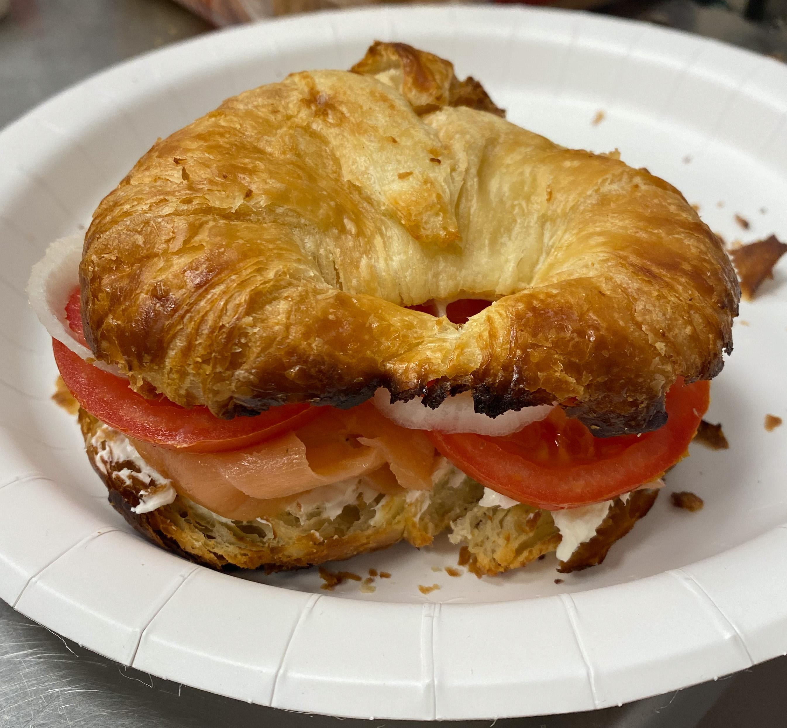 Lox & Cream Cheese Croissant