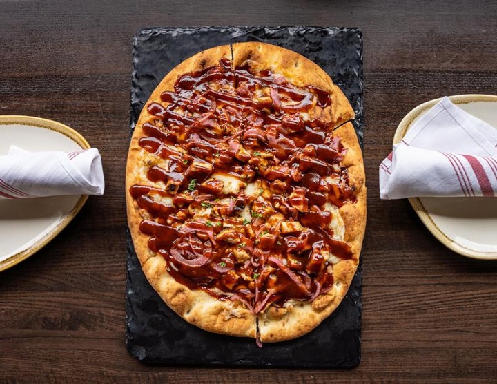 Smoked BBQ Chicken Flatbread