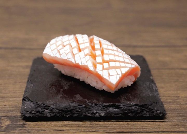 Salmon Belly Sushi 2 Pc