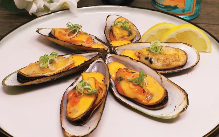 Baked Green Mussel