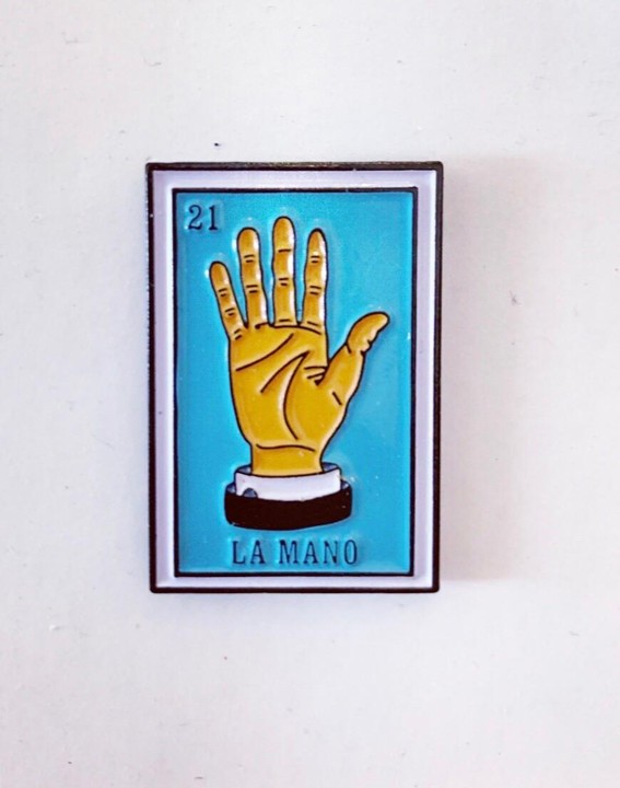 LA MANO LOTERIA PIN