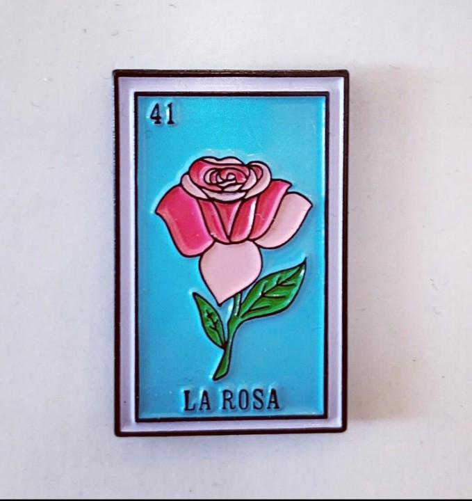 LA ROSA LOTERIA PIN