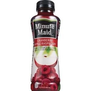 Minute Maid Cranberry Apple Raspberry Juice Beverage, 15.2 Oz - 12 Oz